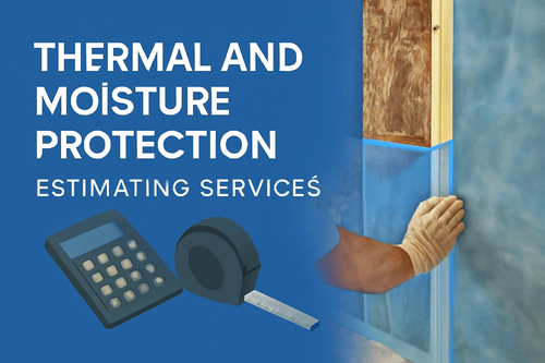 thermal and moisture protection estimating services